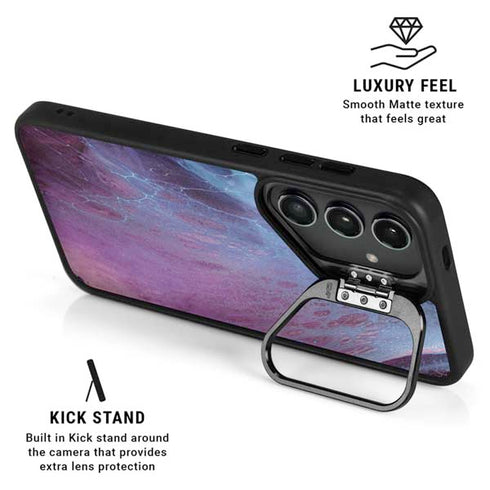 Space Marble Galaxy S24 Plus Kickstand Case